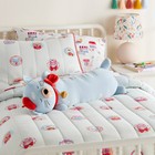 Cat Kids  Long Weighted Plush Throw Pillow Blue - Pillowfort