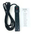 Cyberpower Csb6012 Essential Surge Protector 1200j 125v 6 Outlet 12ft Cord Black