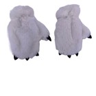 Mittens White Fuzzy Paw Claws Lined Unisex Childrens Toddlers Wish Pets Winter