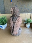 Latex Rubber Mold Large Owl Sitting On A Rock    ykm-l5139  H 10 5    Made In Usa