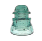 Unusual Grayish Blue Aqua Cd 155 Ryt Mexican Glass Insulator