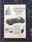 April 1954 Popular Mechanics Champion Spark Plugs Advertisement Print