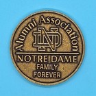 Notre Dame Alumni Association Medallion Coin Gold From Golden Dome     New