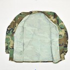 Us Military Army Men s Combat Jacket Green Size M - Long Woodland Coat Camouflag