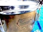 Vintage Leedy Brass Timbales     Pre-1955     Brass Shells- Good Condition