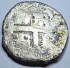1700 s Shipwreck Spanish Peru 2 Reales Genuine Colonial Pirate Treasure Cob Coin