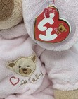 Baby Ty Pj Pink Pluffies Bear Removable Bunny Pajamas Large 14  Love To 