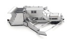 Walthers 920-110125 Ho Painted unlettered Silver Jordan Spreader Ready To Run Ex