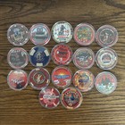  5 Las Vegas And Surrounding Nevada Cities Casino Chips - Lot Of 17