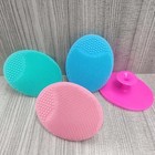 Silicone Facial Cleansing Brush - 4 Pack Face Scrubber   Exfoliator For Deep Cle