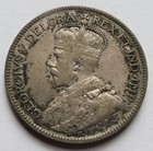1929 Canada 25 Cents Silver Coin Vf Canadian 25c