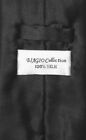 Biagio 100  Silk Necktie Solid Black Color Mens Neck Tie