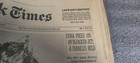 New York Times Newspaper August 31 1969 Inflation Recession Stock Market Entire