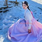 Korean Traditional Hanbok Dress National Costume Women Performation Palace Dress