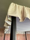 Custom Made Canopy Bed Cover  Linen Cotton Blend   Queen Canopy Bed 