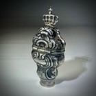 Rococo Silver Box Vinaigrette Hovedvansaeg 18th C  Pomander Snuff Pill Danish