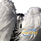 Acgn Exhibition Cosplay Angel Wings Halloween Prop White Feathered Angel Limb