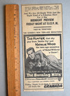 The Burning Hills W  Tab Hunter   Natalie Wood Vintage 1956 Newspaper Movie Ad