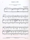 There s A Girl Sheet Music Babes In The Wood Rick Besoyan 1964 Musical Flop