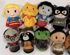 Lot Of 10 Hallmark Itty Bittys Super Heroes Dc Marvel Avengers 4 5    Plush