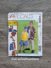 Lot Of 2 Vintage Kids Sewing Patterns Mccalls Simplicity Boys Shirts Shorts Diy