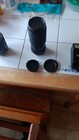 Vintage Camera Lot  Canon  Tested  Includes 3 Cameras  Lenses  Light And Films