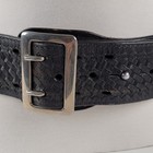    bianchi  b2 Duty Belt Basketweave Black Leather Size 34 Law Enforcement Gear