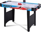 Portable Electronic Air Powered Hockey Table Mid-size Foldable Home Arcade Games
