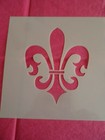 New  Stencil - Fluer-de-lis 5  X 5  