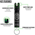 Police Magnum Pepper Spray  75oz Keyring Gid Personal Safety Defense Protection