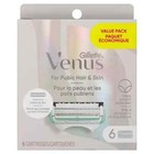 Venus Intimate Grooming Razors For Women Blade Refills 6ct