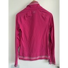 Alo Women s Performance Jacket Coolfit Hot Pink Full Zip Funnel Neck Size-s