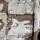Vtg Military Combat Coat Small Regular Chocolate Chip Desert Storm Camo Dbdu 90s