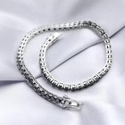 9ct Round-cut Lab Created Black Diamond Tennis Bracelet 14k White Gold Plated