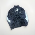Adidas Men s Large Track Jacket Full-zip Stadium Tt Black white