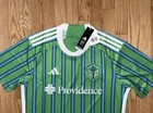 Nwt Adidas Seattle Sounders 24 25 Green Home Jersey Kit Men s Size Large  Hz6187