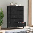 10 Drawers Tall Dresser For Bedroom Drawer Dresser With Organizer Storage Drawer