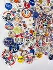 Huge 200  Vtg Original Political Pins Pinbacks 40s 50s 60s 70s 80s 90s