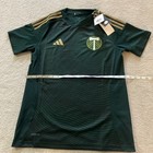Adidas Portland Timbers Green Mls Aeroready Soccer Jersey Medium New Tags 50th