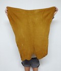 Tobacco Deerskin Leather Hide For Native Craft Buckskin Pelts Fabric Skins