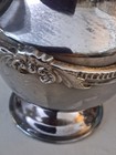 Antique Quadruple Silver Plate Tea Pot Creamer And Sugar Set