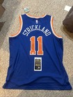 New York Knicks- Rod Strickland Signed Autograph Jersey Jsa Coa Nba Star