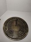 Vtg Brass bronze Sundial 11 N Roman Numerals Bronze Garden Decor Signed Roc 