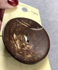 Belle Buttons By Dritz Large Coconut Button From Germany 2 Inch - Unique - 1