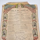 Civil War Certificate Of Service Roll Of Honor Lithograph Army Of The Cuberland