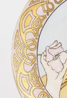 Unique Signed Limoges Alfons Mucha Art Nouveau Charger