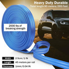 2 Rolls 98 Yards Nylon Webbing Strap 1 Inch Heavy Duty Webbing Roll Flat Climbin