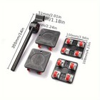880lb Labor - Saving Appliance Lift With Safety Roller