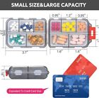 1pack Travel Pill Organizer With 189 Medicine Labels  10 Compartments Small Pill