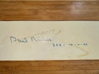 Jsa Phil Niekro Yankees Signed Plate- 300th Career Win - Shutout - Oct 6  85 coa